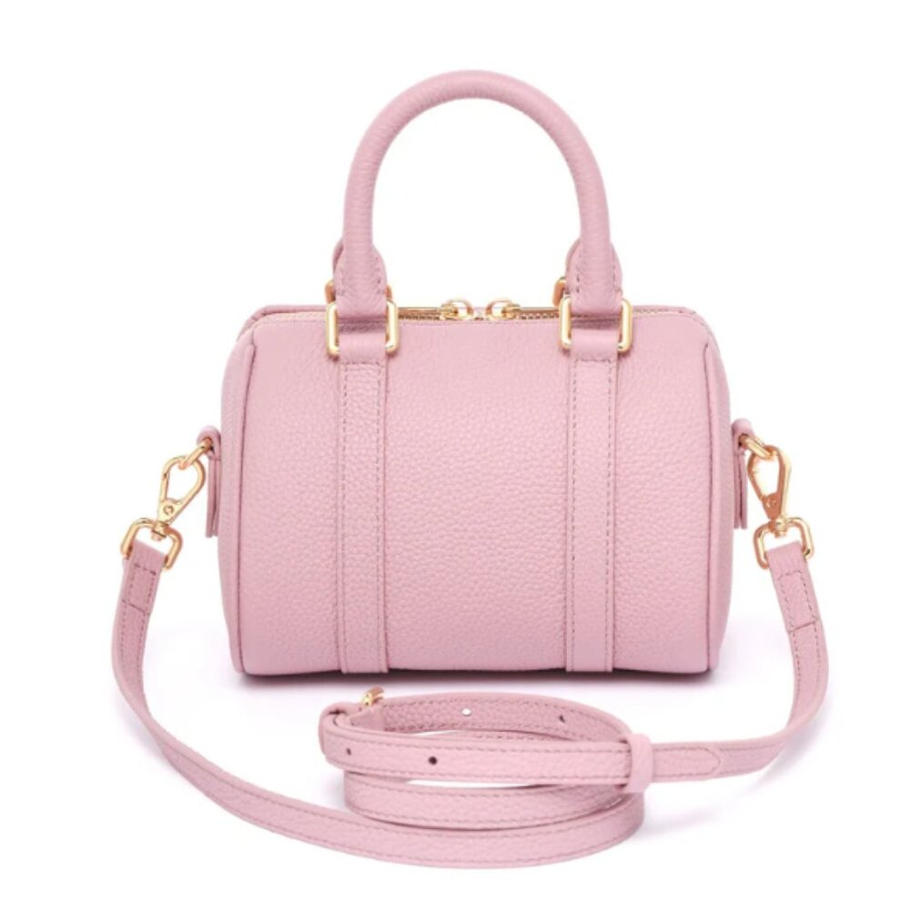 Dress Up Your Purse DUYP Nano Boston Bag and Mini M zip pouch - Dusty Pink New